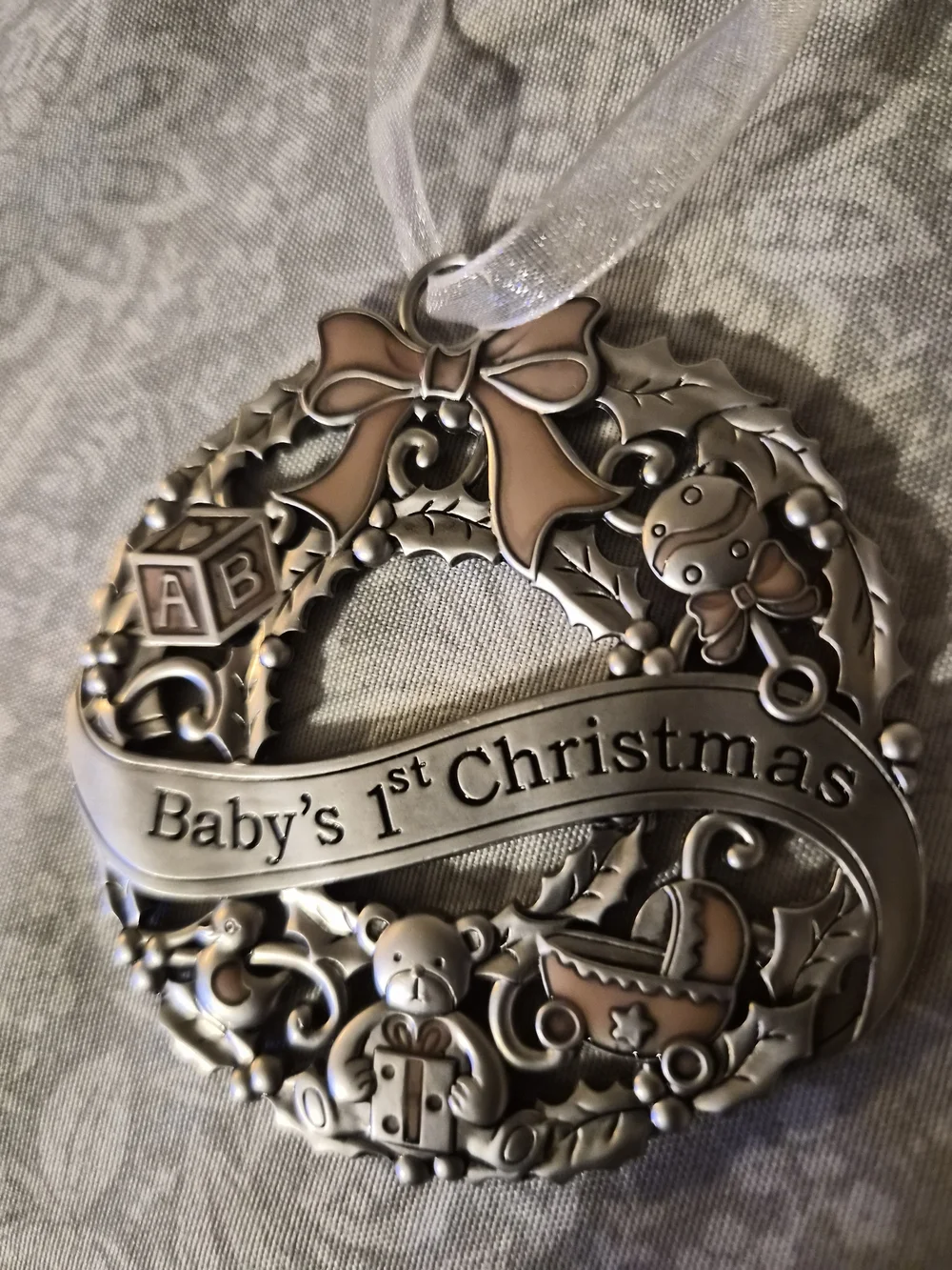 Ganz Baby's First Christmas ornament